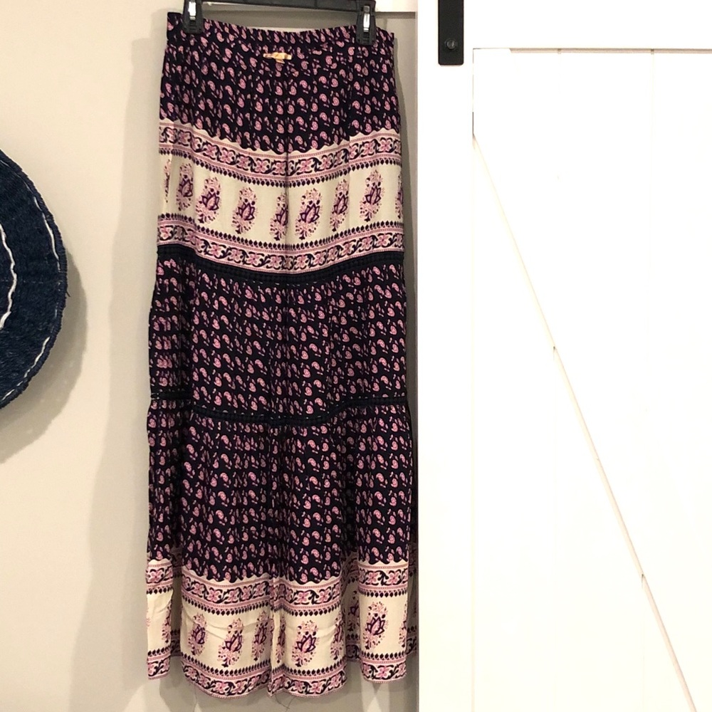 Long Flowy Boho Maxi Skirt